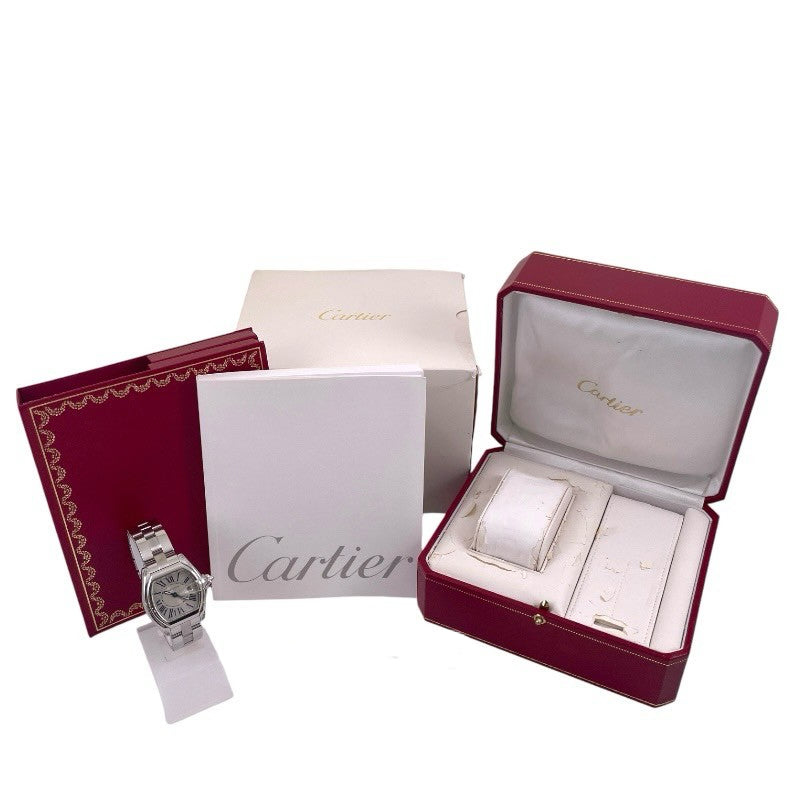 【中古】【CARTIER】カルティエ ロードスター SM W62016V3(2675) 腕時計 ステンレススチール レディース クオーツ