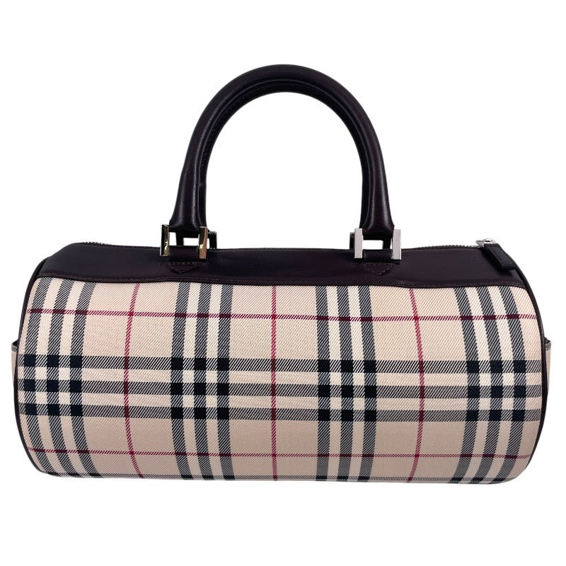 【BURBERRY】バーバリー ハンドバッグレディース ノバチェック パピヨン 筒形