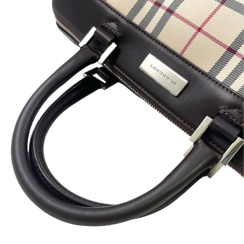 【BURBERRY】バーバリー ハンドバッグレディース ノバチェック パピヨン 筒形