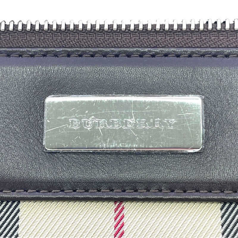 【BURBERRY】バーバリー ハンドバッグレディース ノバチェック パピヨン 筒形
