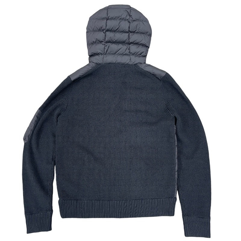 【MONCLER】モンクレール CARDIGAN TRICOT ブルゾンメンズ パーカー フード ダウン ニット切替