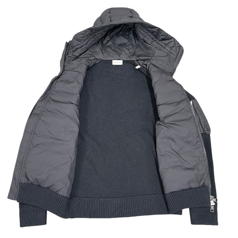 【MONCLER】モンクレール CARDIGAN TRICOT ブルゾンメンズ パーカー フード ダウン ニット切替