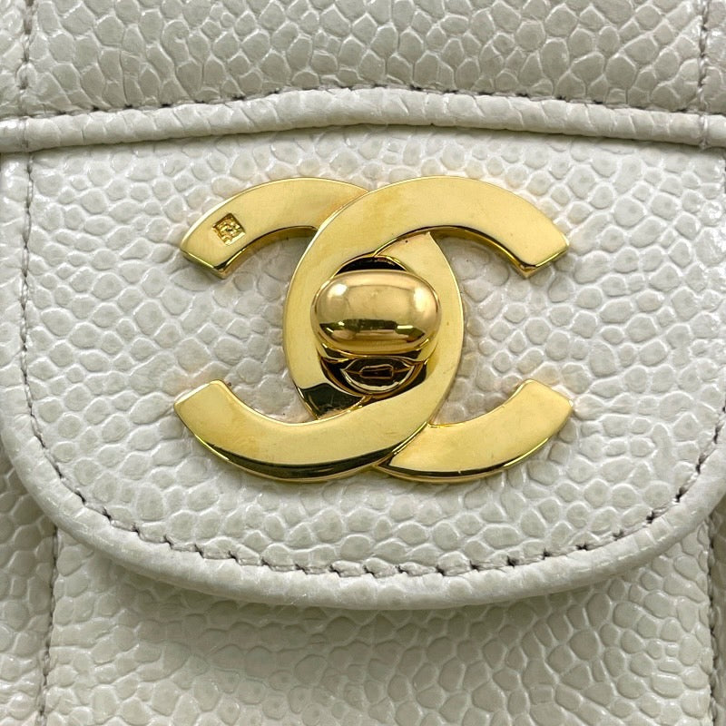 【CHANEL】シャネル マドモアゼル ショルダーバッグ レザーレディース キャビアスキン チェーン シングル ターンロック金具