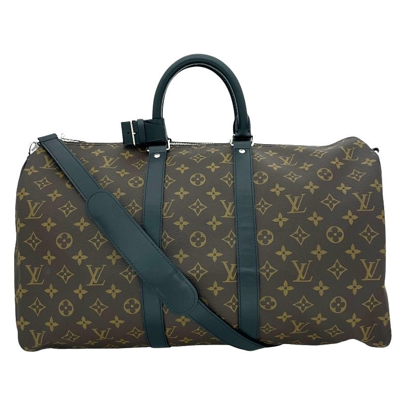 【LOUIS VUITTON】ルイ・ヴィトン キーポルバンドリエール45 M56711 ボストンバッグメンズ モノグラムマカサー ハンドバッグ ショルダーバッグ 旅行バッグ