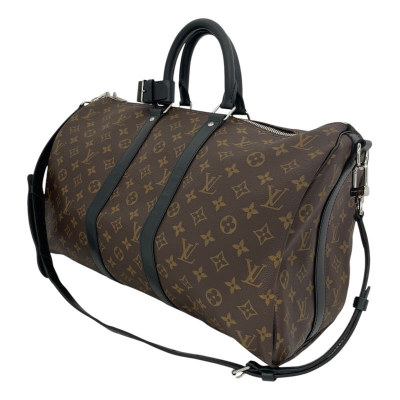 【LOUIS VUITTON】ルイ・ヴィトン キーポルバンドリエール45 M56711 ボストンバッグメンズ モノグラムマカサー ハンドバッグ ショルダーバッグ 旅行バッグ