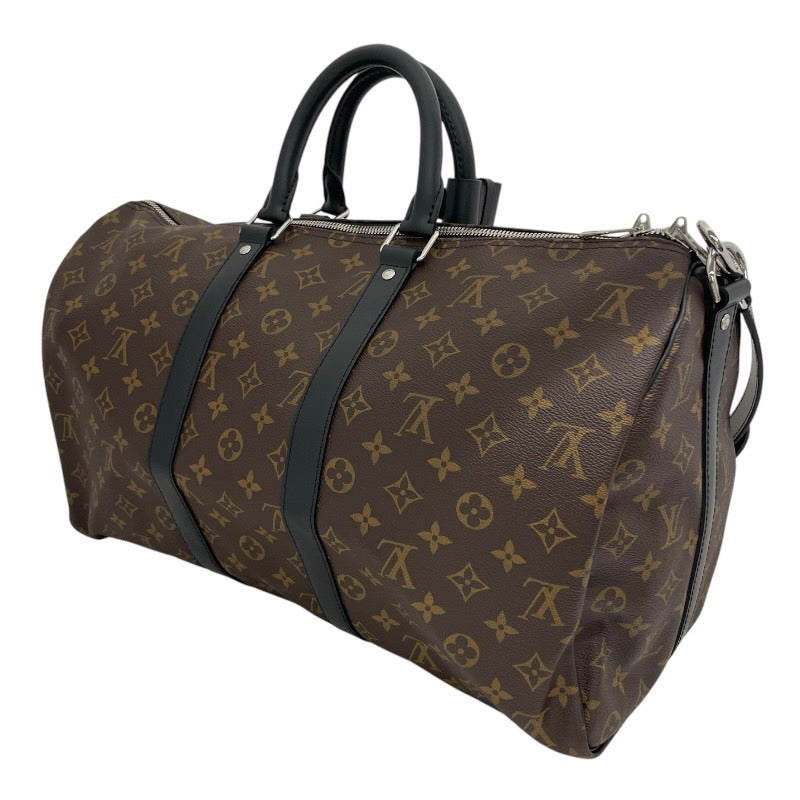 【LOUIS VUITTON】ルイ・ヴィトン キーポルバンドリエール45 M56711 ボストンバッグメンズ モノグラムマカサー ハンドバッグ ショルダーバッグ 旅行バッグ