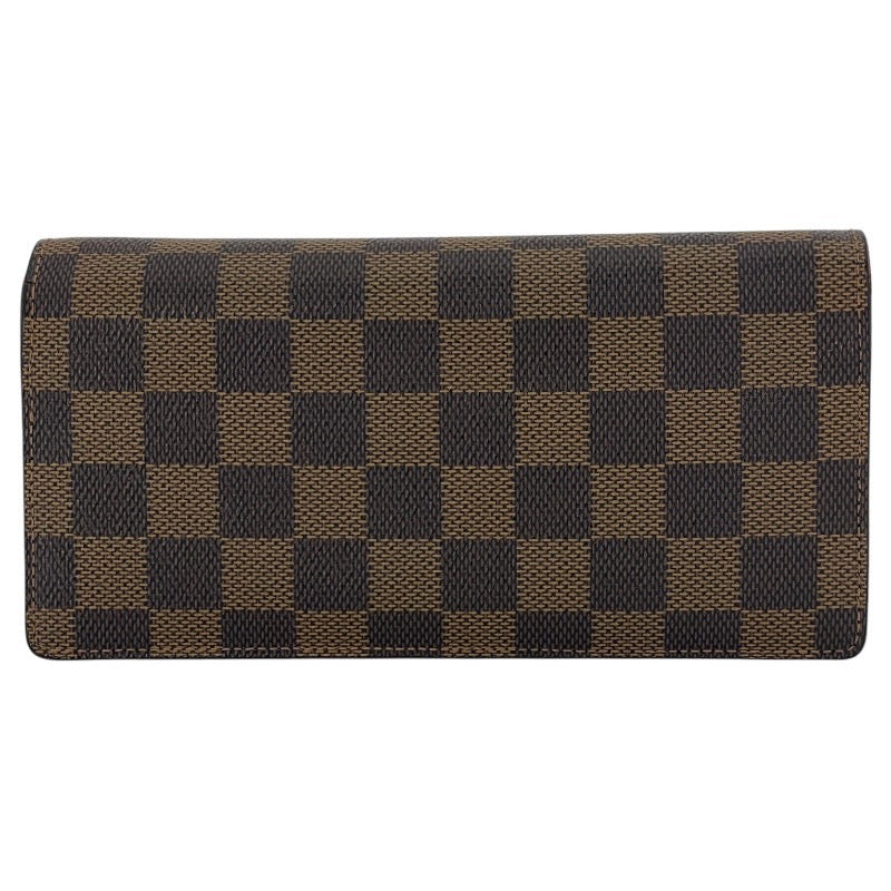 【LOUIS VUITTON】ルイ・ヴィトン ポルトフォイユブラザ N60017 長財布メンズ ダミエ　二つ折り長財布