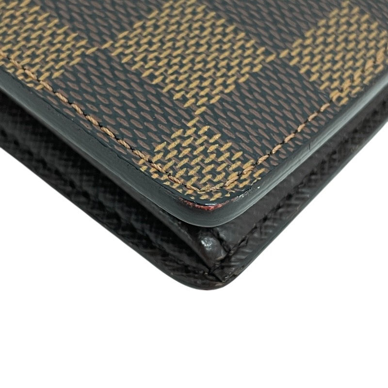 【LOUIS VUITTON】ルイ・ヴィトン ポルトフォイユブラザ N60017 長財布メンズ ダミエ 二つ折り長財布