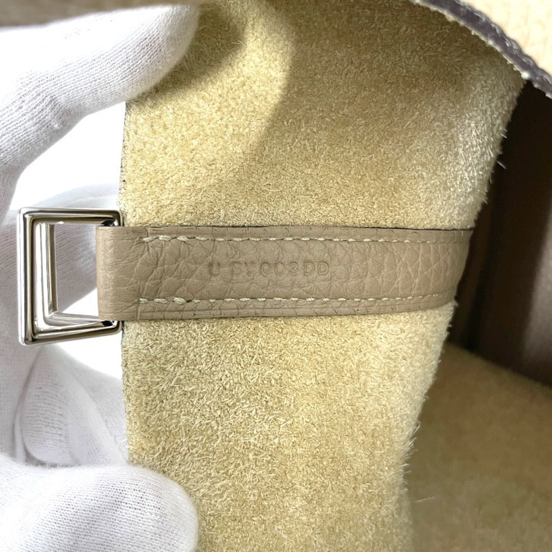 【HERMES】エルメス ピコタンロック22 MM ハンドバッグ トリヨンクレマンス レディース トレンチ U刻印 2022年製造 ベージュ グレー