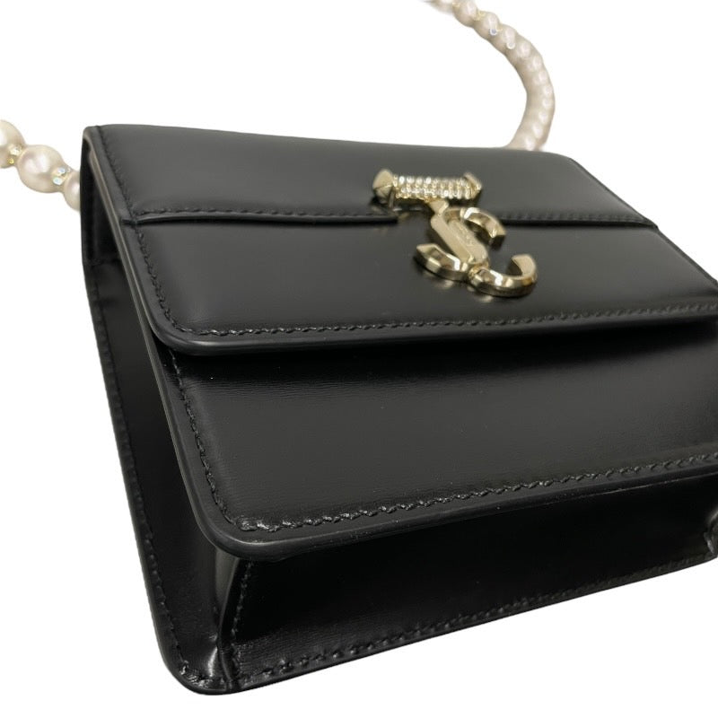【JIMMY CHOO】ジミーチュウ ヴァレンヌ VARENNE SHOULDER/XS ショルダーバッグ カーフ レディース レザー 黒 ブラック