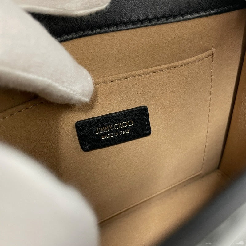 【JIMMY CHOO】ジミーチュウ ヴァレンヌ VARENNE SHOULDER/XS ショルダーバッグ カーフ レディース レザー 黒 ブラック