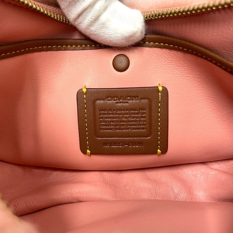 【COACH】コーチ ミラ CO211 ショルダーバッグ レディース 2WAY ピンク ボア 三日月 ハンド