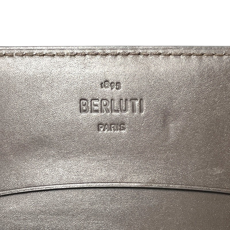 【Berluti】ベルルッティ インブイア IMBUIA 名刺入れ レザー メンズ カードケース カリグラフィ