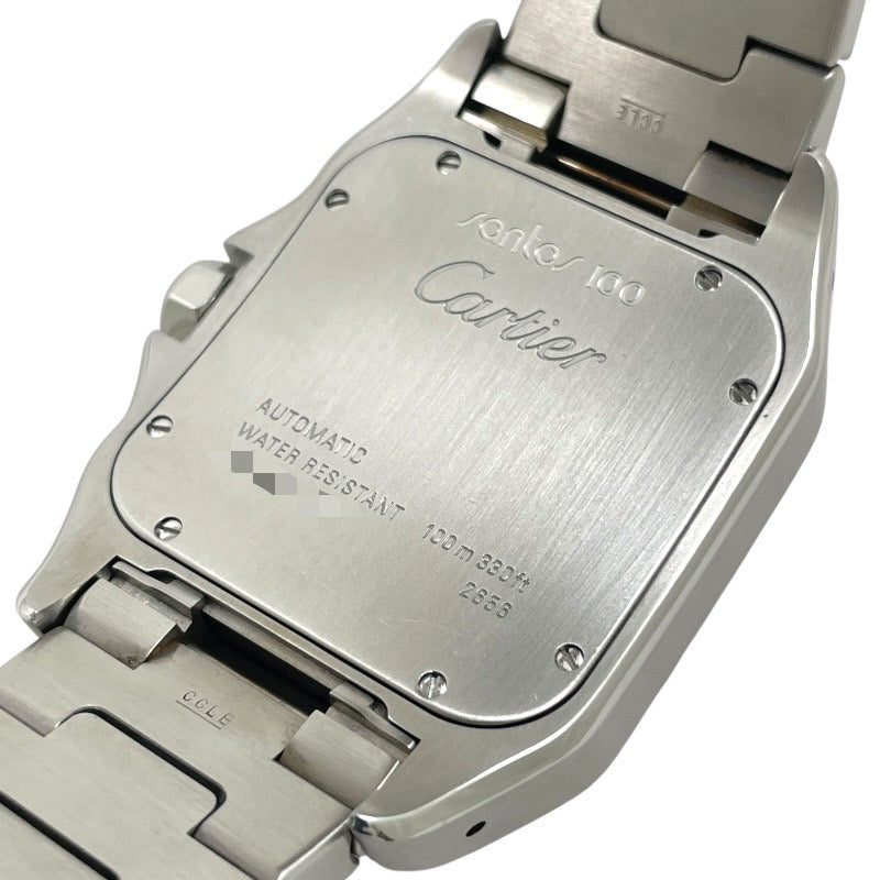 【CARTIER】カルティエ サントス100 LM W200728G 腕時計 SS/YG メンズ 自動巻き イエローゴールド オーバーホル済