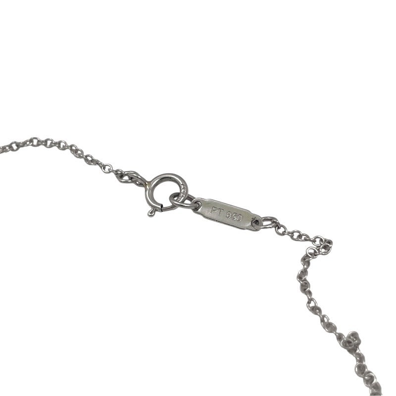【TIFFANY&Co.】ティファニー センチメンタルハート ネックレス Pt950プラチナ レディース ダイヤモンド 3P