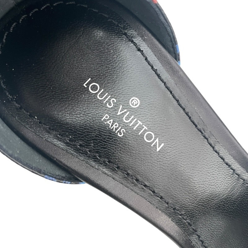 【LOUIS VUITTON】ルイ・ヴィトン ゲームオンコレクション 1A8MQD サンダル レディース パンプス サイズ36 未使用品 黒 ブラック