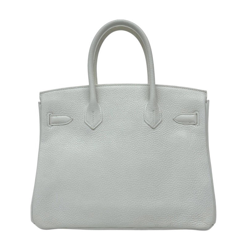 【HERMES】エルメス バーキン30 ハンドバッグ トリヨンクレマンス レディース X刻印 2016年製造 BLANC ブラン 白 ホワイト シルバー金具