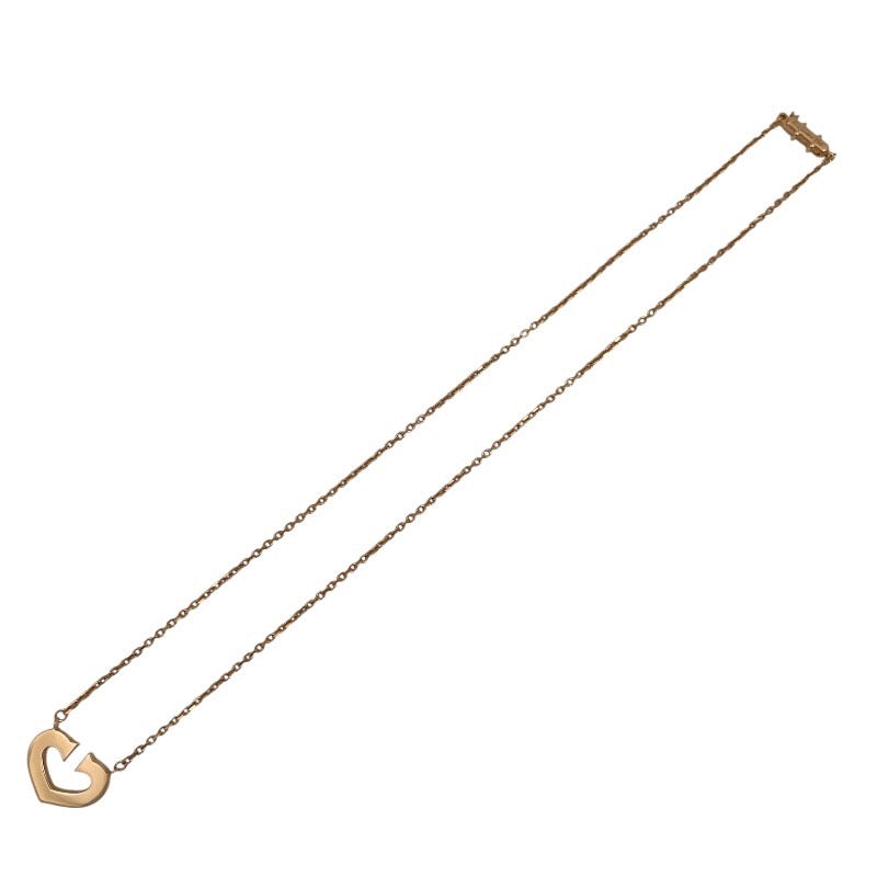 【CARTIER】カルティエ Cハート ネックレス K18ピンクゴールド レディース【中古】
