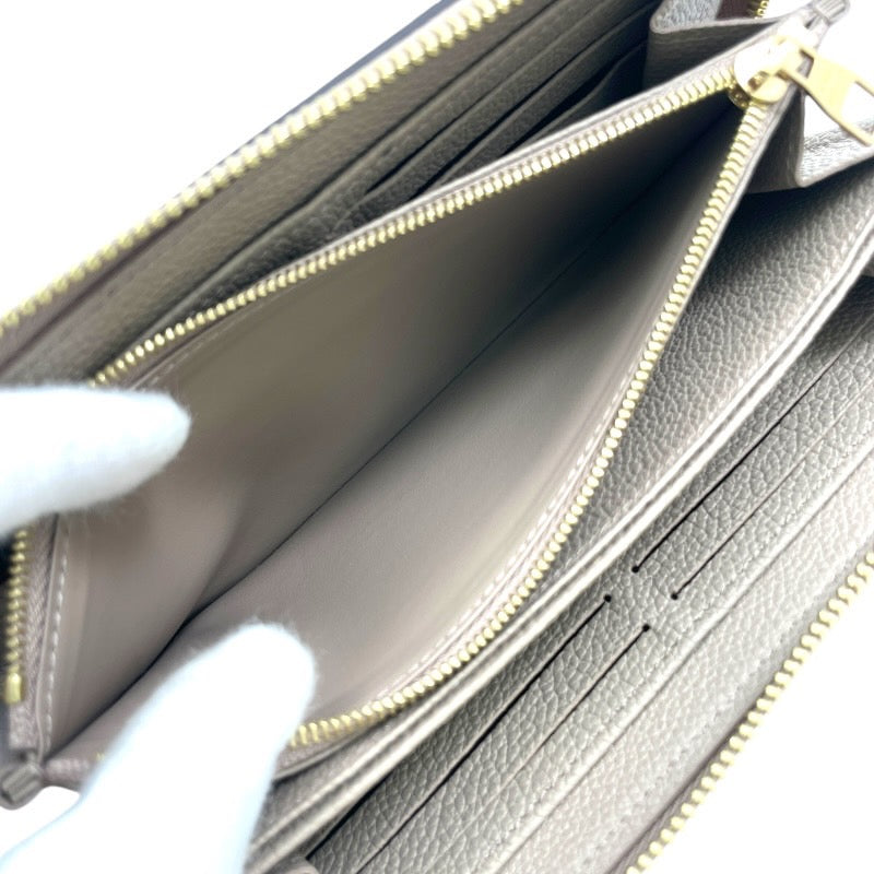 【LOUIS VUITTON】ルイ・ヴィトン ジッピーウォレット M69794 長財布 レザー レディース バイカラー モノグラム アンプラント トゥルトレール クレーム