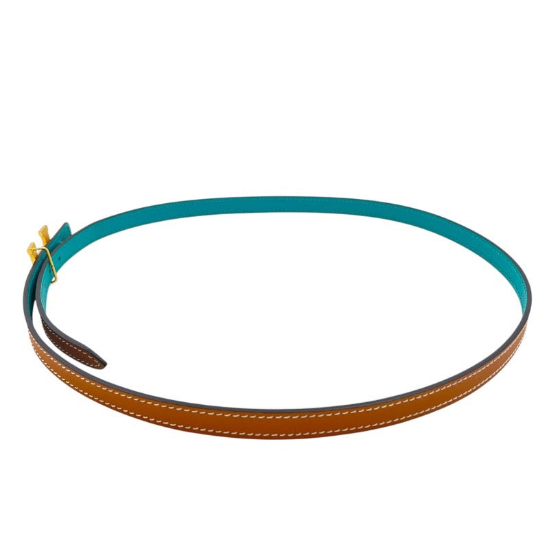 【HERMES】エルメス ミニコンスタンス ベルト ヴォーエプソン レディース X刻印 2016年製造 リバーシブル サイズ80 ゴールド金具