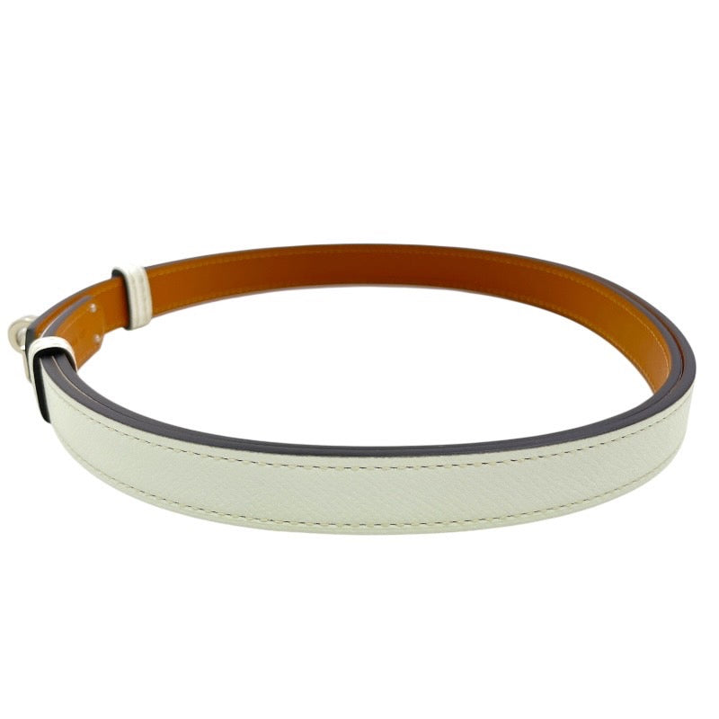 【HERMES】エルメス ケリー ベルト レザー レディース 新品未使用 A刻印 2017年製造 ホワイト 白