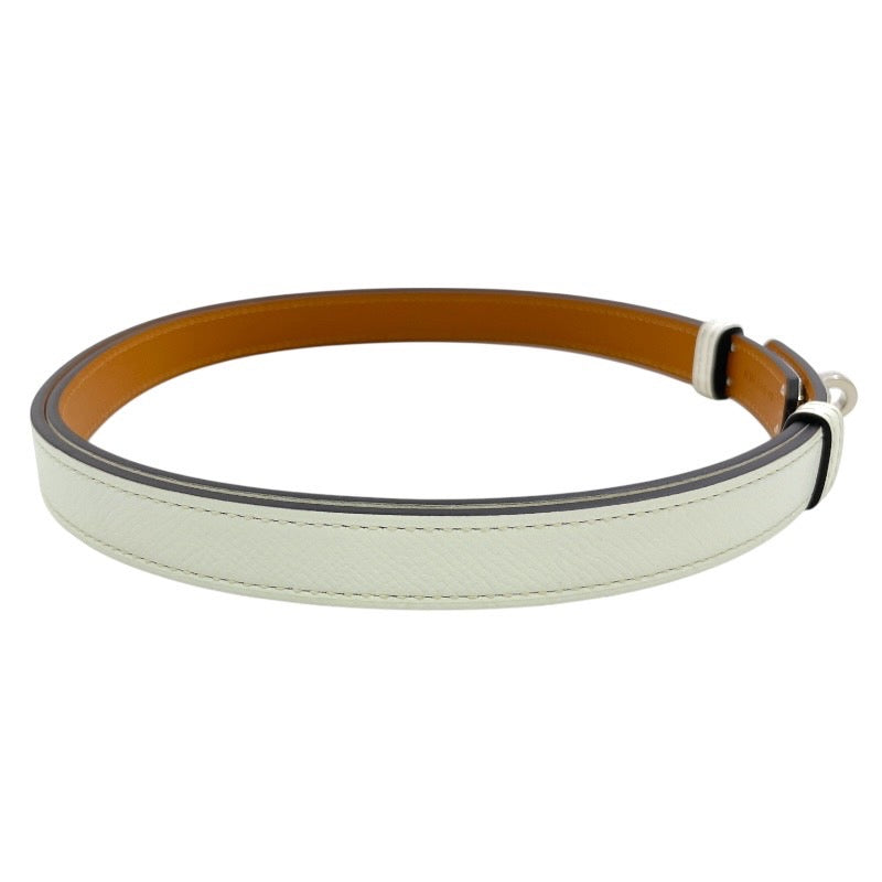 【HERMES】エルメス ケリー ベルト レザー レディース 新品未使用 A刻印 2017年製造 ホワイト 白