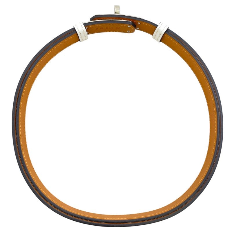【HERMES】エルメス ケリー ベルト レザー レディース 新品未使用 A刻印 2017年製造 ホワイト 白