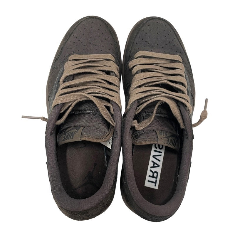 【NIKE】ナイキ エアジョーダン1 LOW OG SP DM7866-202 スニーカー メンズ トラヴィススコット 26cm ダークモカ 極美品