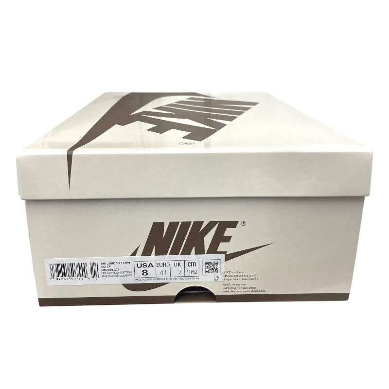【NIKE】ナイキ エアジョーダン1 LOW OG SP DM7866-202 スニーカー メンズ トラヴィススコット 26cm ダークモカ 極美品