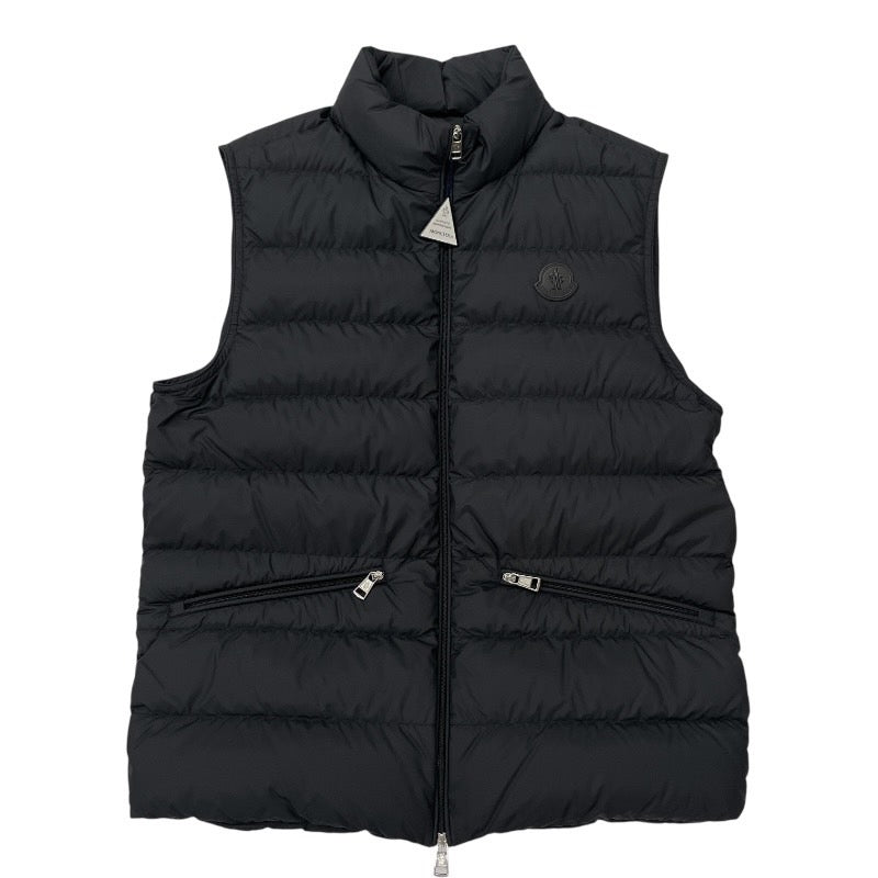 【MONCLER】モンクレール トロンパン TREOMPAN GILET ダウンベスト ナイロン メンズ サイズ2 黒 ブラック