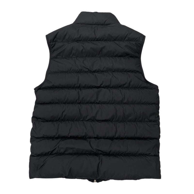 【MONCLER】モンクレール トロンパン TREOMPAN GILET ダウンベスト ナイロン メンズ サイズ2 黒 ブラック