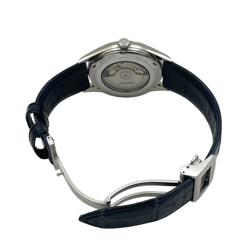 【SEIKO】セイコー プレザージュ SARA019 6L35-00B0 腕時計 ステンレススチール メンズ 自動巻き 琺瑯ダイヤル ネイビー