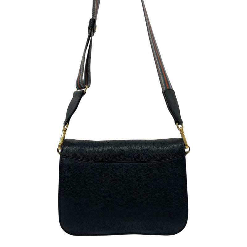 【PRADA】プラダ ヴィッテロダイノ クロスボディ 1BD274 ショルダーバッグ レザー レディース 黒 ブラック ポシェット RFID