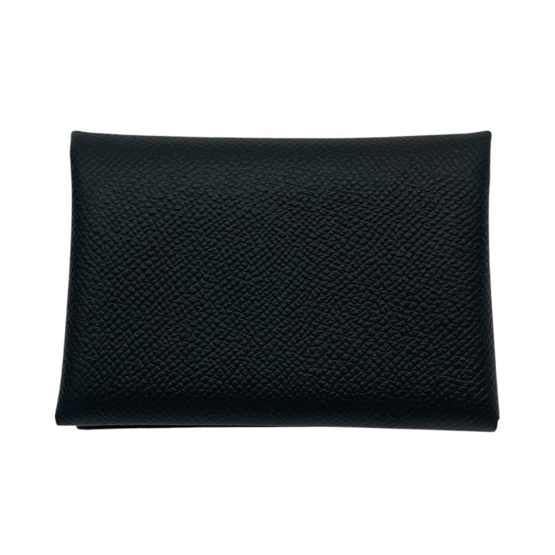 【HERMES】エルメス カルヴィデュオ カードケース ヴォーエプソン レディース W刻印 2024年製造 黒 ブラック 未使用品 メンズ 小銭入れ コインケース 名刺