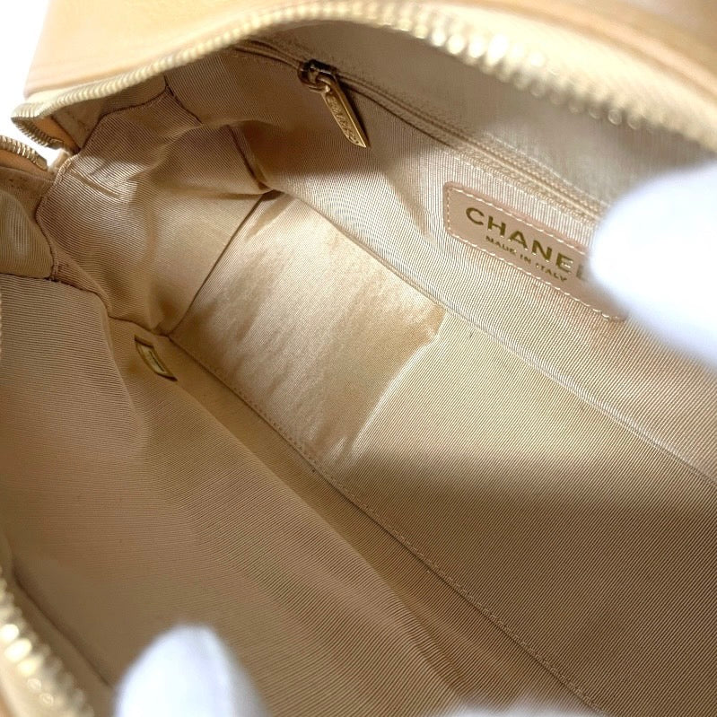 【CHANEL】シャネル ミニボストン A20996 ハンドバッグ レザー レディース 8番台 キャビアスキン 黒 ブラック ボーリング