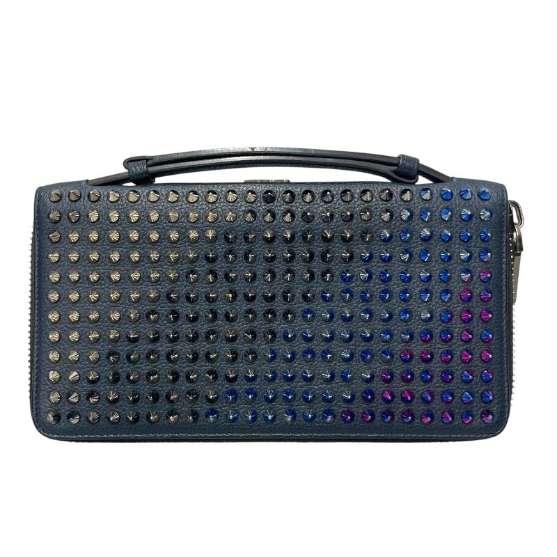 【Christian Louboutin】クリスチャンルブタン パネトーネ XL 3175209 長財布 レザー メンズ ラウンドファスナー スタッズ ジップアラウンド