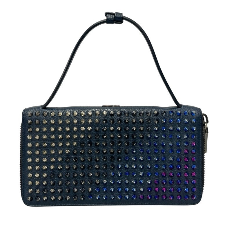 【Christian Louboutin】クリスチャンルブタン パネトーネ XL 3175209 長財布 レザー メンズ ラウンドファスナー スタッズ ジップアラウンド