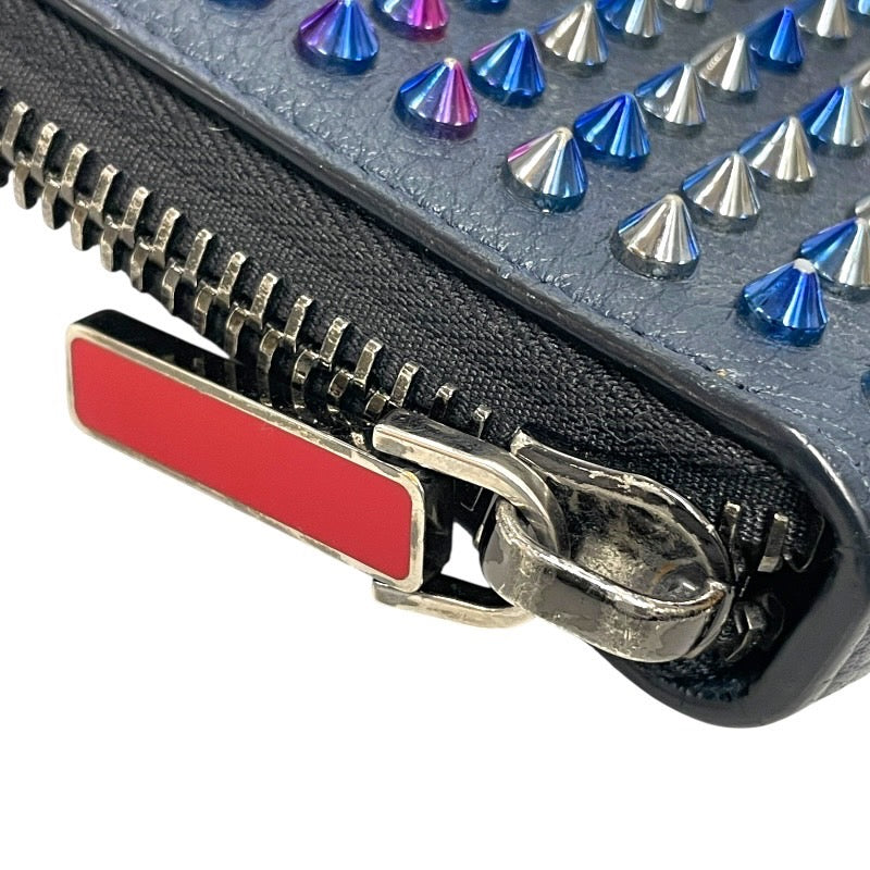 【Christian Louboutin】クリスチャンルブタン パネトーネ XL 3175209 長財布 レザー メンズ ラウンドファスナー スタッズ ジップアラウンド