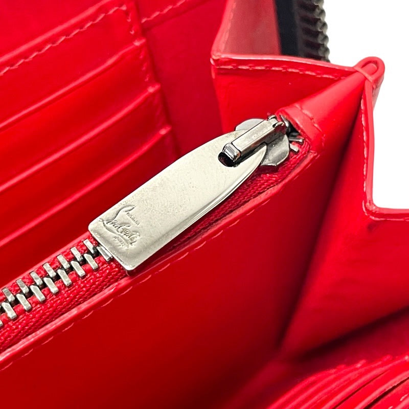 【Christian Louboutin】クリスチャンルブタン パネトーネ XL 3175209 長財布 レザー メンズ ラウンドファスナー スタッズ ジップアラウンド