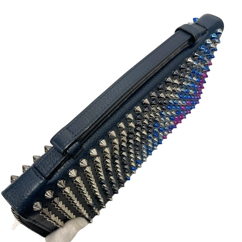 【Christian Louboutin】クリスチャンルブタン パネトーネ XL 3175209 長財布 レザー メンズ ラウンドファスナー スタッズ ジップアラウンド