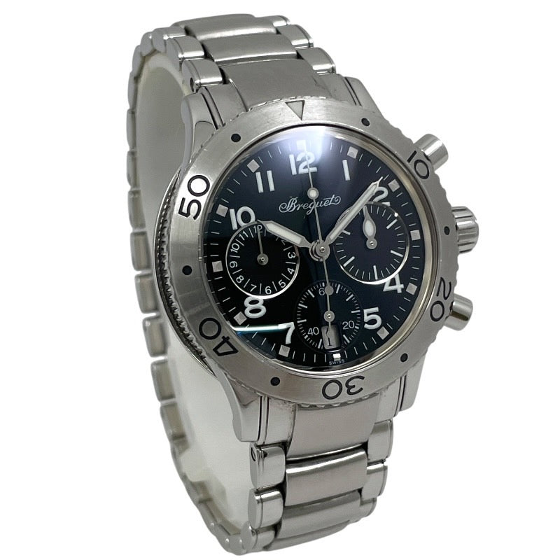 【Breguet】ブレゲ トランスアトランティック タイプXX 4820 腕時計 ステンレススチール メンズ 自動巻き クロノグラフ デイト