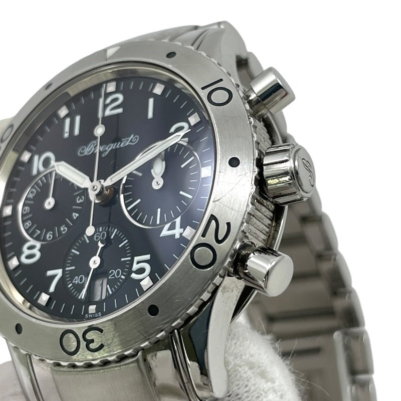 【Breguet】ブレゲ トランスアトランティック タイプXX 4820 腕時計 ステンレススチール メンズ 自動巻き クロノグラフ デイト