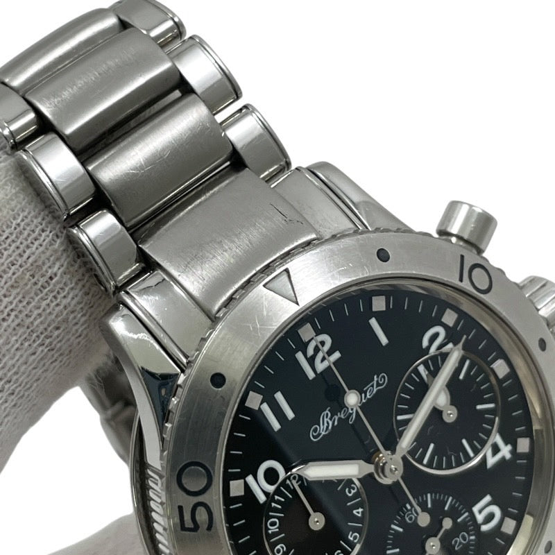 【Breguet】ブレゲ トランスアトランティック タイプXX 4820 腕時計 ステンレススチール メンズ 自動巻き クロノグラフ デイト