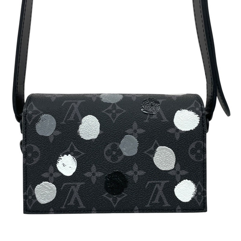 【LOUIS VUITTON】ルイ・ヴィトン スティーマー ウエアラブルウォレット M81935 ショルダーバッグ メンズ 草間彌生 モノグラム エクリプス コラボ