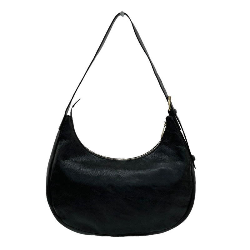 【IL BISONTE】イルビゾンテ ワンショルダーバッグ 54232305210 ショルダーバッグ レザー レディース 黒 ブラック セミショル 三日月