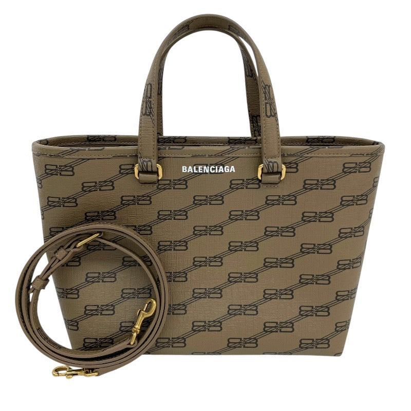 【BALENCIAGA】バレンシアガ シグネチャー スモールショッパー 702699 ハンドバッグ レディース 2WAY BBモノグラム ショルダー