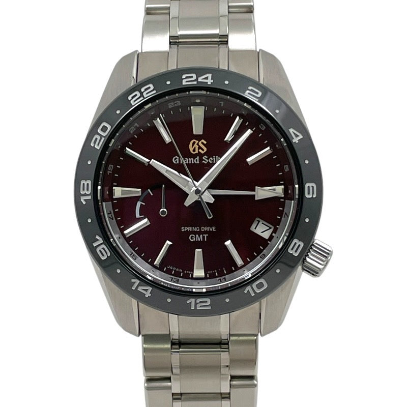 【Grand Seiko】グランドセイコー スポーツコレクション SBGE305 9R66-0BR0 腕時計 ステンレススチール メンズ 自動巻き キャリバー9R 20周年記念限定モデル スプリングドライブ GMT 1300本限定