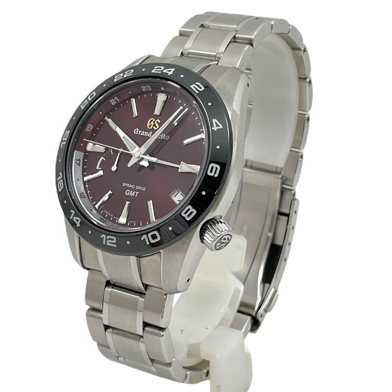 【Grand Seiko】グランドセイコー スポーツコレクション SBGE305 9R66-0BR0 腕時計 ステンレススチール メンズ 自動巻き キャリバー9R 20周年記念限定モデル スプリングドライブ GMT 1300本限定