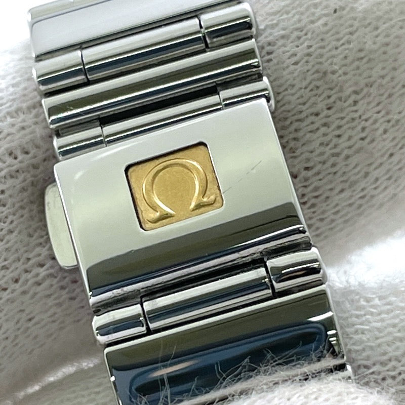【OMEGA】オメガ コンステレーションミニ マイチョイス 1465.71 腕時計 ステンレススチール レディース クォーツ シェル文字盤 ベゼルダイヤ