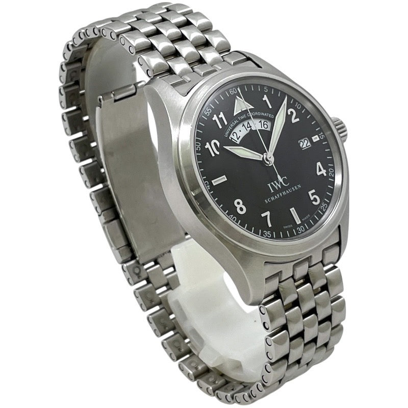 【IWC】インターナショナルウォッチカンパニー フリーガー UTC スピットファイア IW325105 腕時計 ステンレススチール メンズ 自動巻き